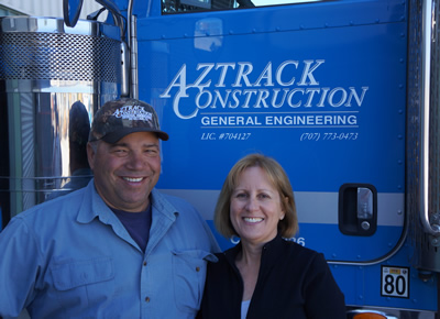 Aztrack Owners, Paul and Brenda Azevedo